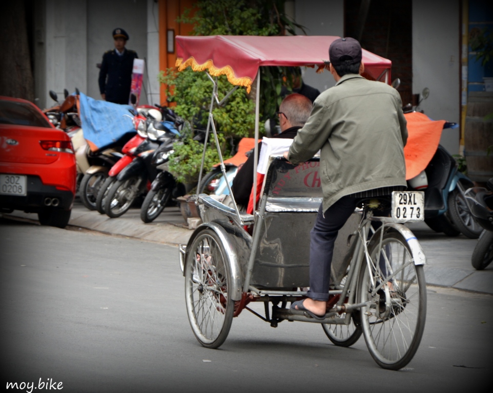 велорикша в Ханое Во Вьетнаме