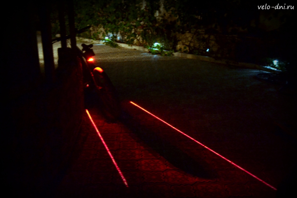 габаритный лазер на велосипед