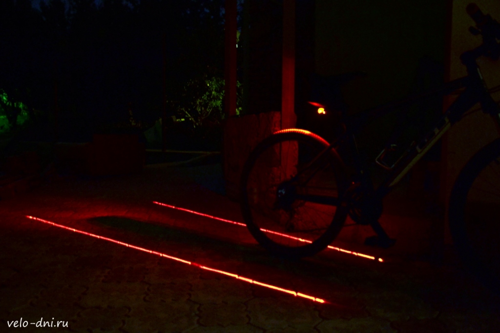неоновая подсветка габаритов на велосипед