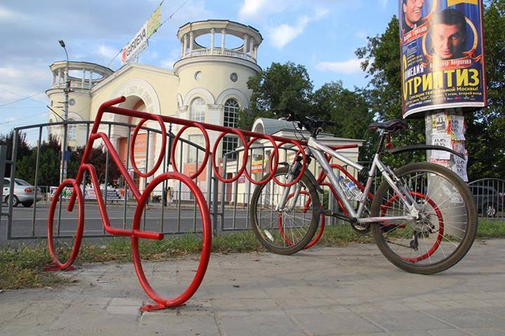 Открытая велопарковка