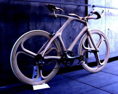 деревянный велосипед  Yojiro Oshima