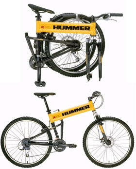 Сложенный Хаммер велосипед