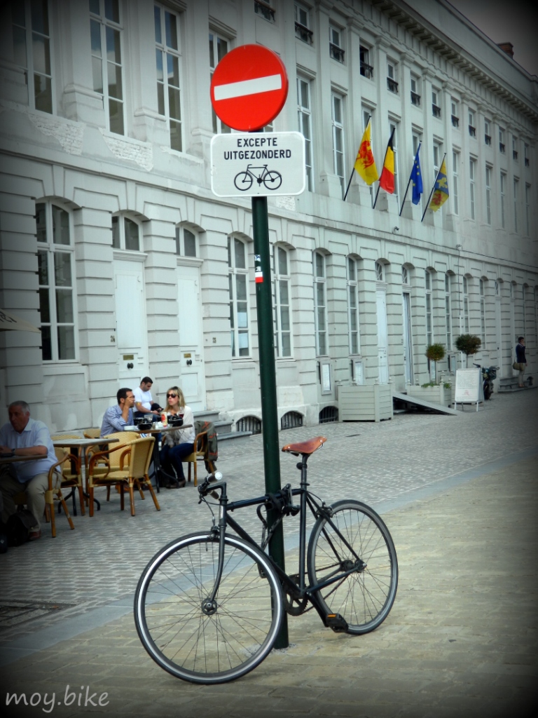 велознак в Бельгии